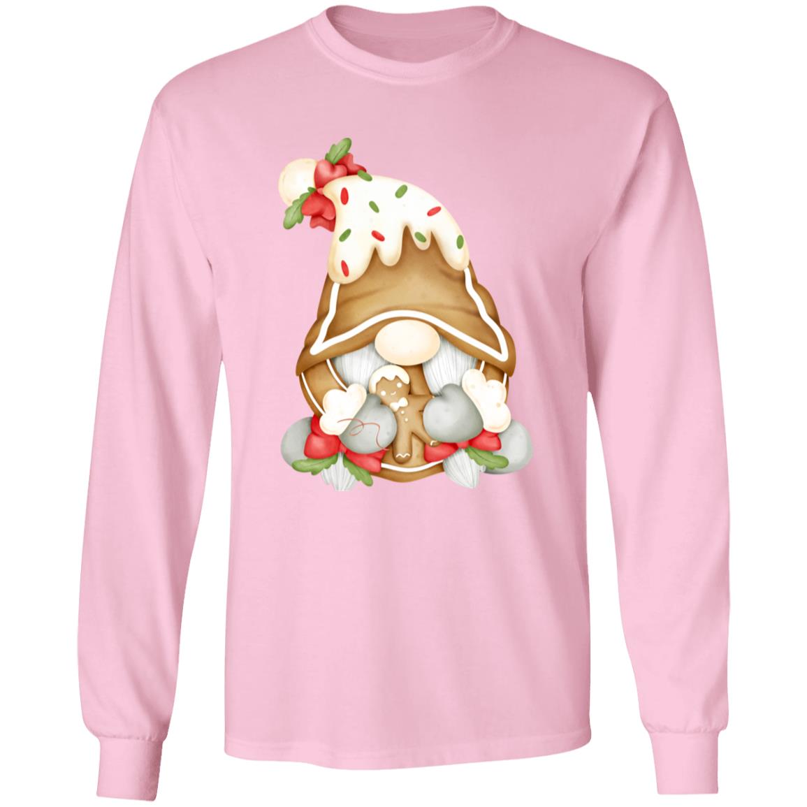 Gingerbread Gnome G540 LS T-Shirt 5.3 oz.