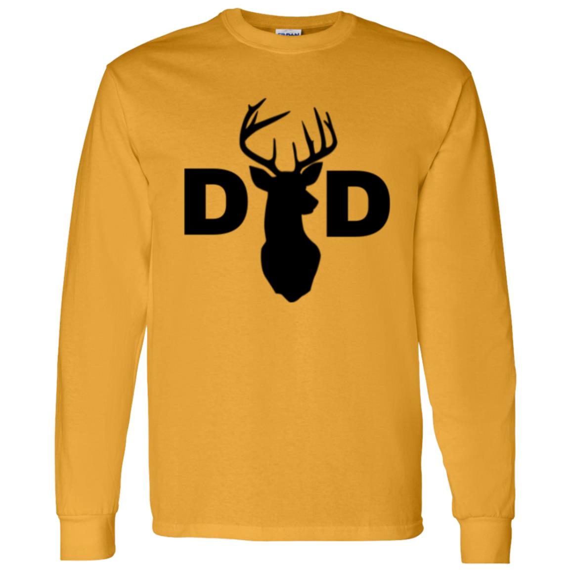 Dad Deer Dad -- LS T-Shirt 5.3 oz.