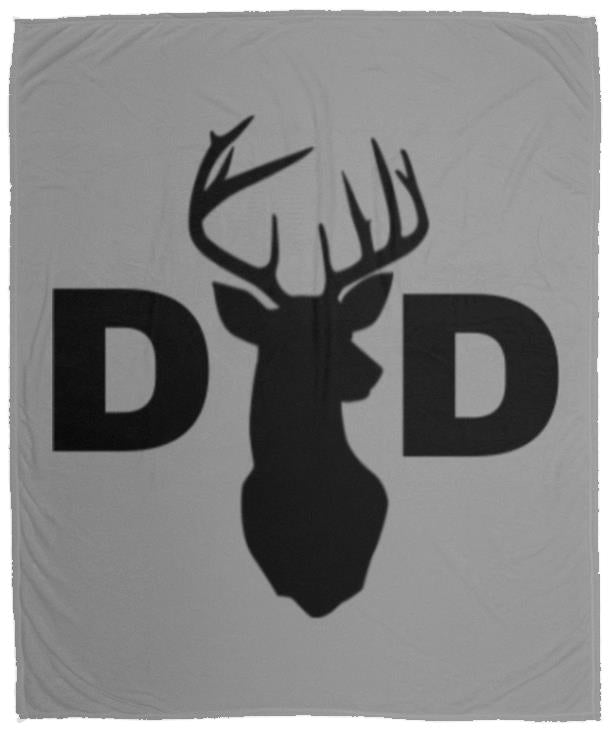 Dad Deer Dad hat VPM Cozy Plush Fleece Blanket - 50x60