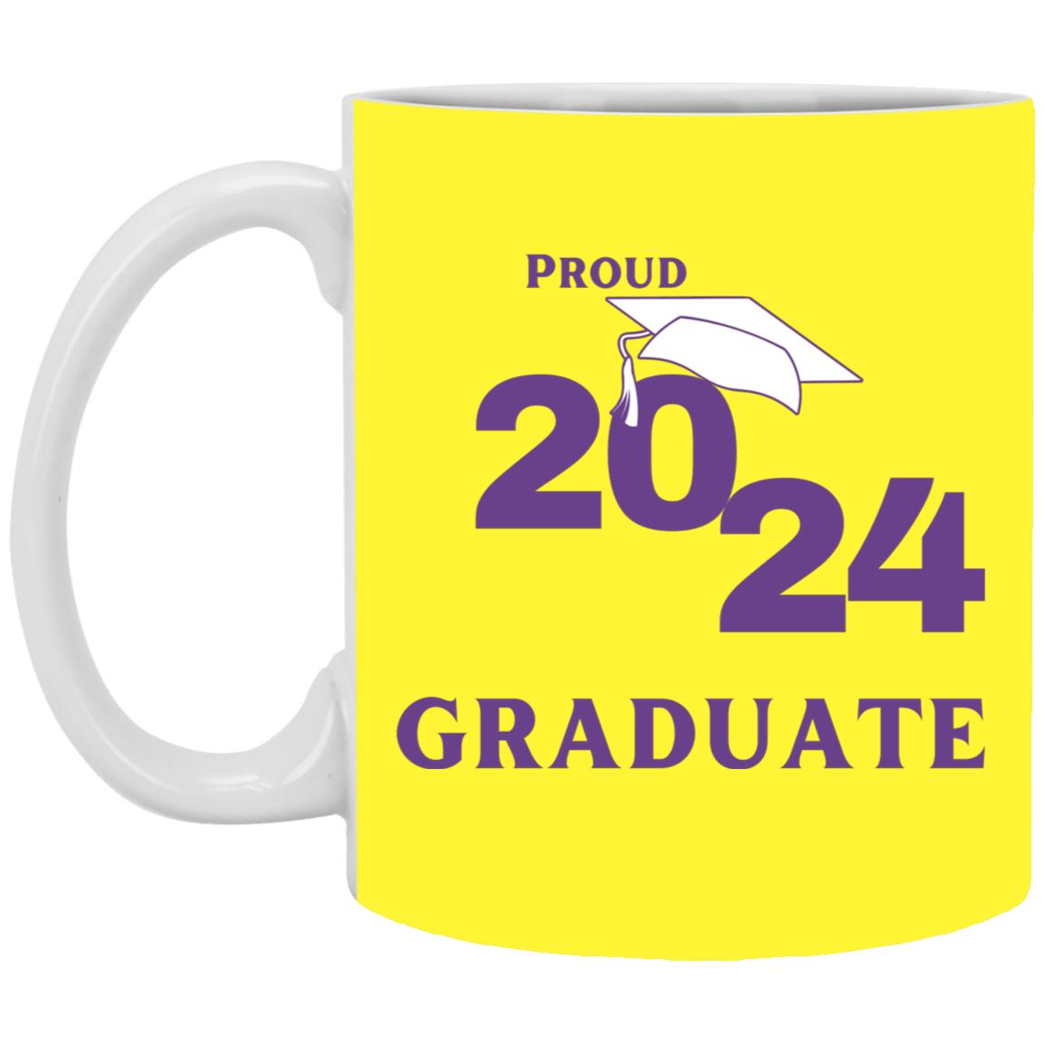 Proud graduate 2024 purple XP8434 11oz White Mug