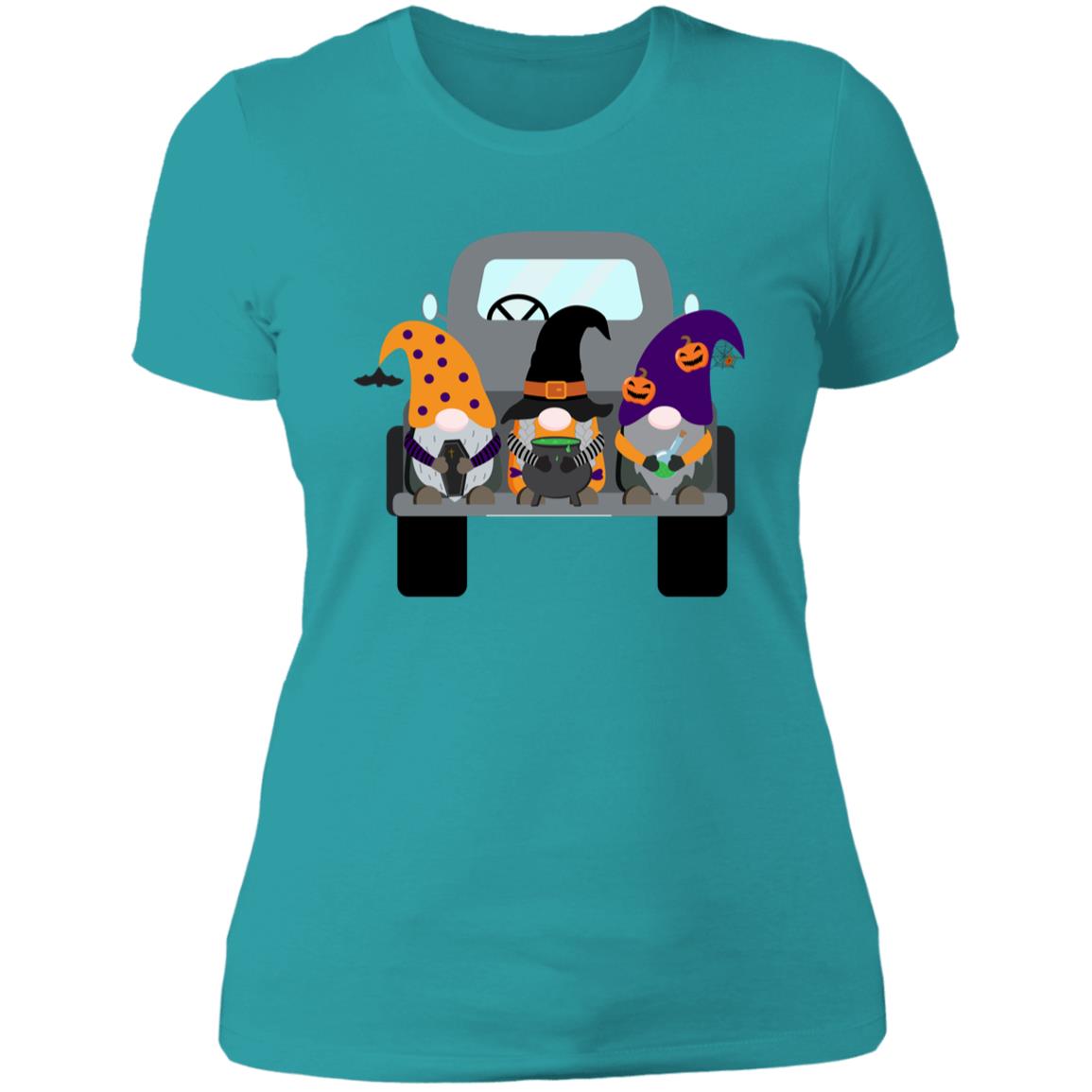 Halloween Gnomes in a Truck NL3900 Ladies' Boyfriend T-Shirt