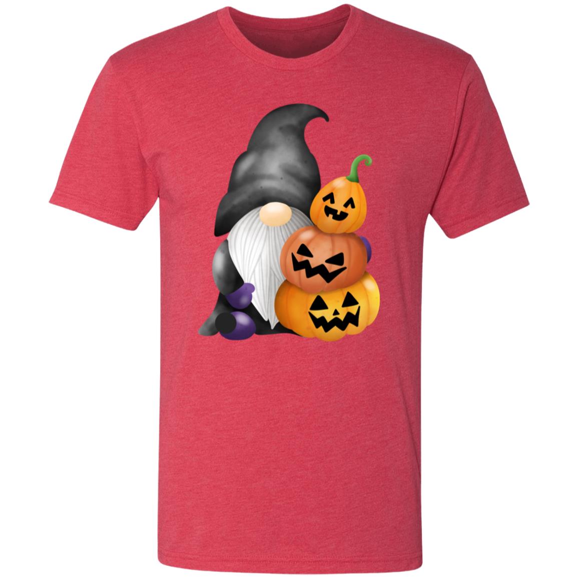 Gnome wJack o' Lanterns NL6010 Men's Triblend T-Shirt