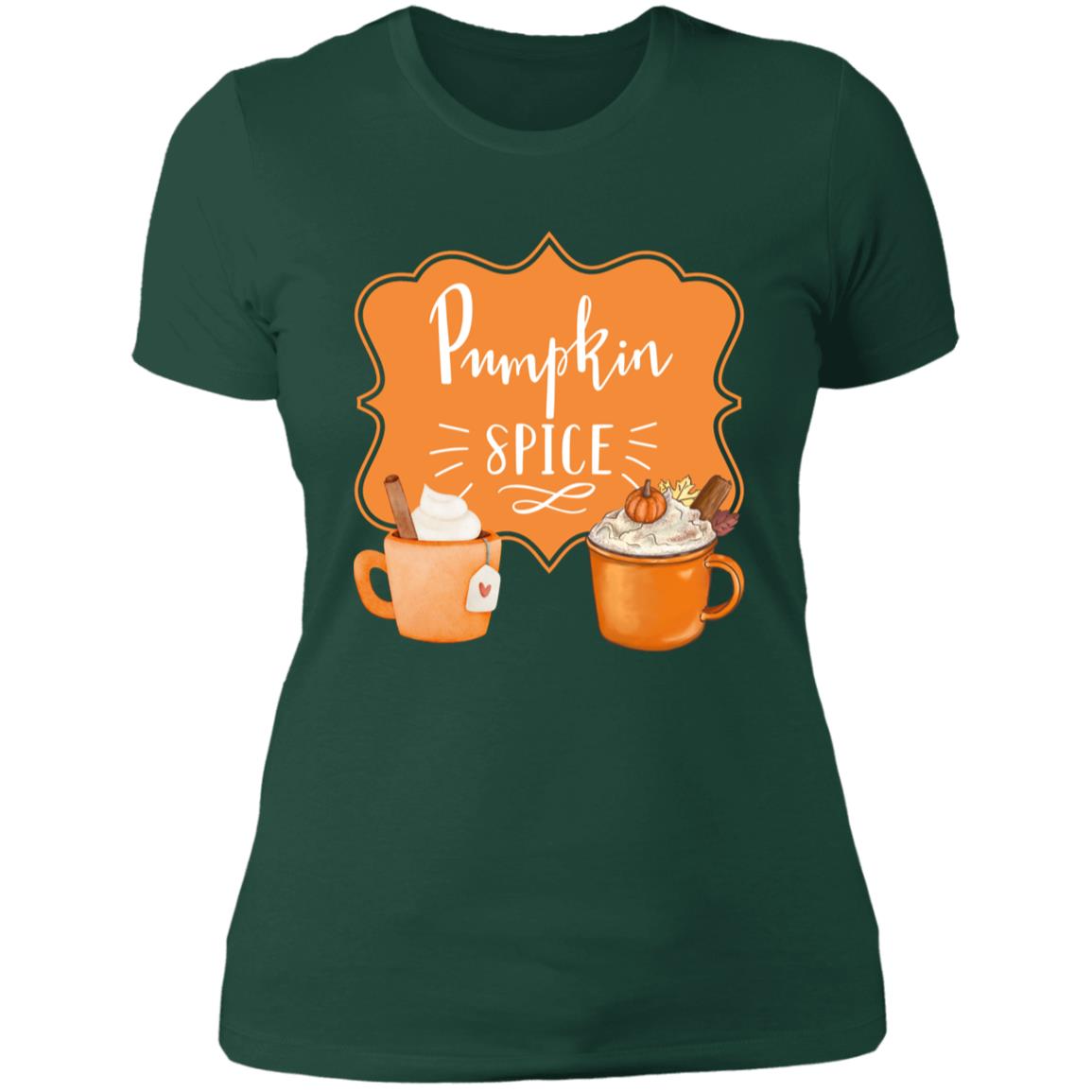 Pumpkin Spice Latte Orange -- Ladies' Boyfriend T-Shirt