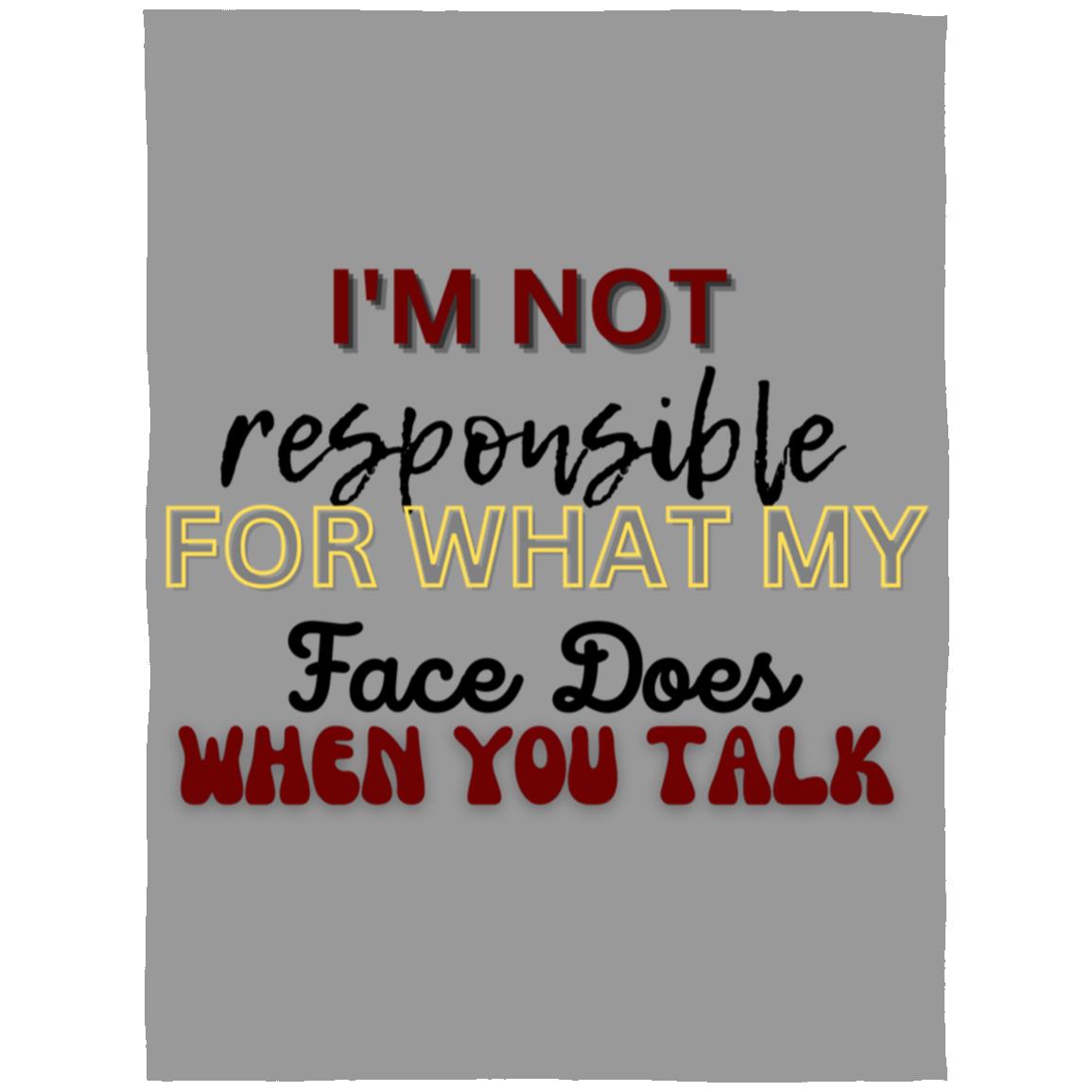 I'M NOT t-shirt FLL Arctic Fleece Blanket 60x80