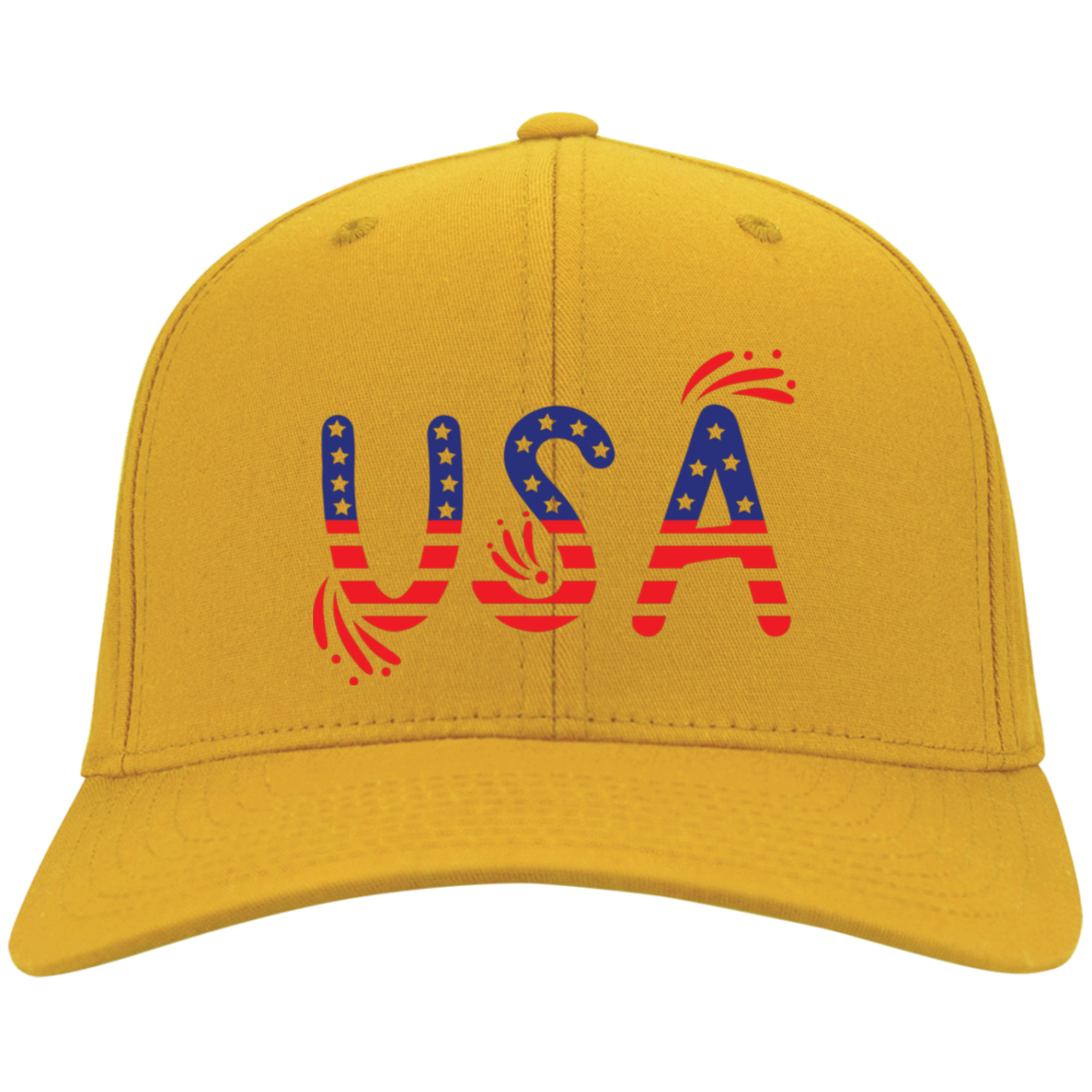 USA -- Embroidered Twill Cap -- 5 Colors