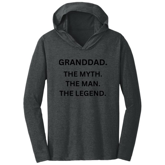 Granddad the Myth DM139 Triblend T-Shirt Hoodie