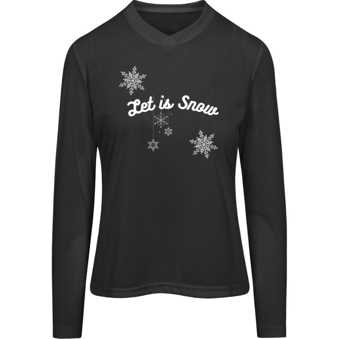 Let is Snow -- Women's Zone Long Sleeve Tee