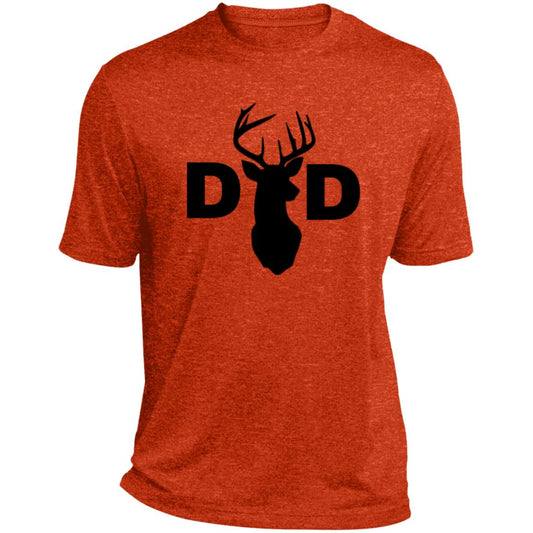 Dad Deer Dad CLOSEOUT -- Heather Performance Tee