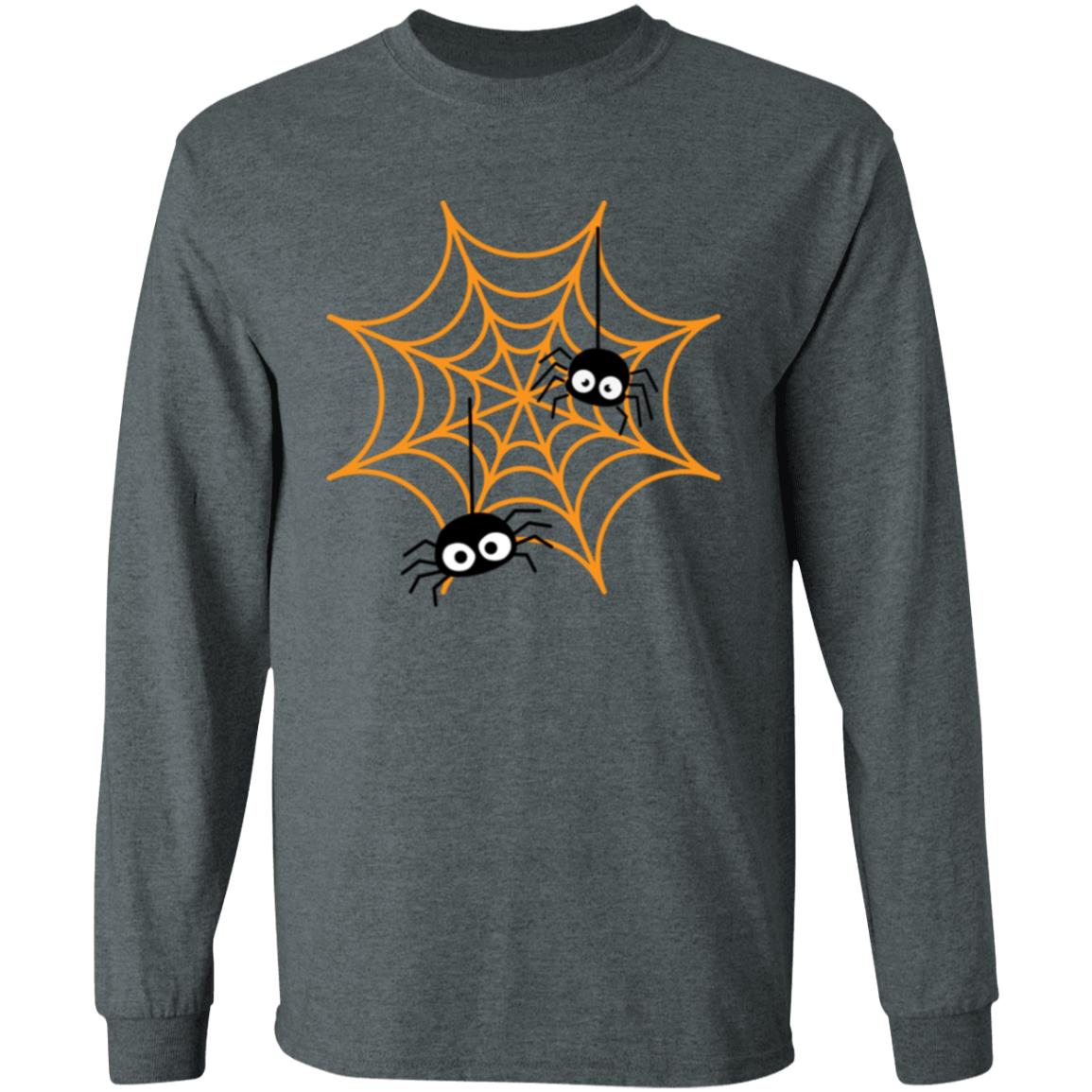 Spiders on Web -- LS T-Shirt 5.3 oz.