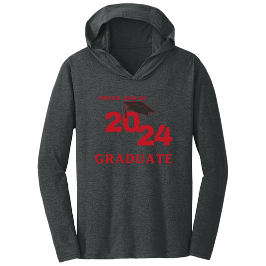 Proud Dad -- Graduate 2024 -- Tri-blend T-Shirt Hoodie