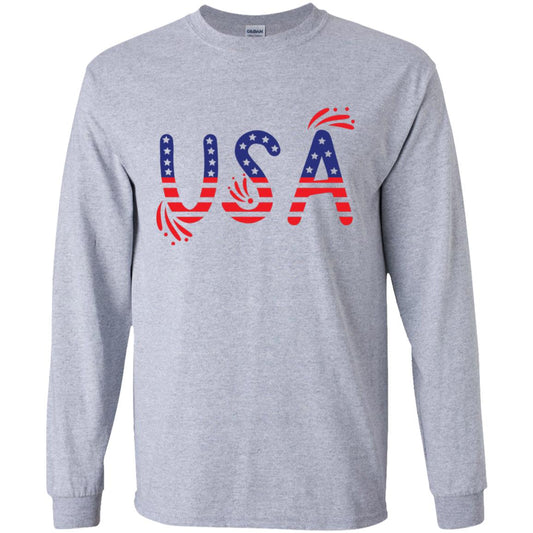 Flag USA G540B Youth LS T-Shirt