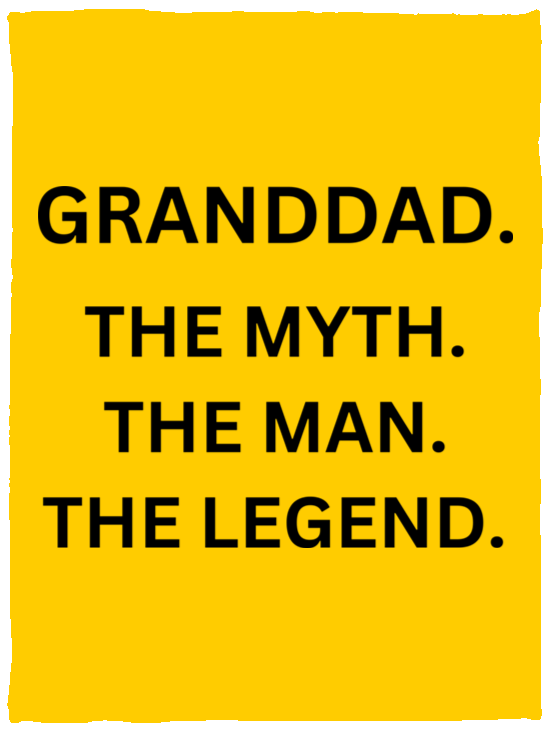 Granddad the Myth VPS Cozy Plush Fleece Blanket - 30x40