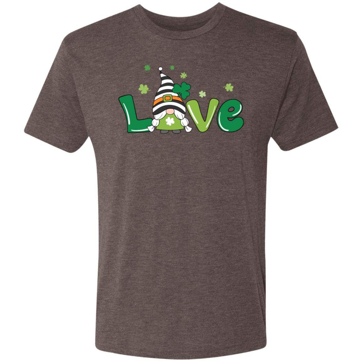 clover love gnome NL6010 Men's Triblend T-Shirt