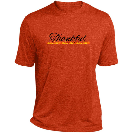 Thankful CLOSEOUT -- Heather Performance Tee