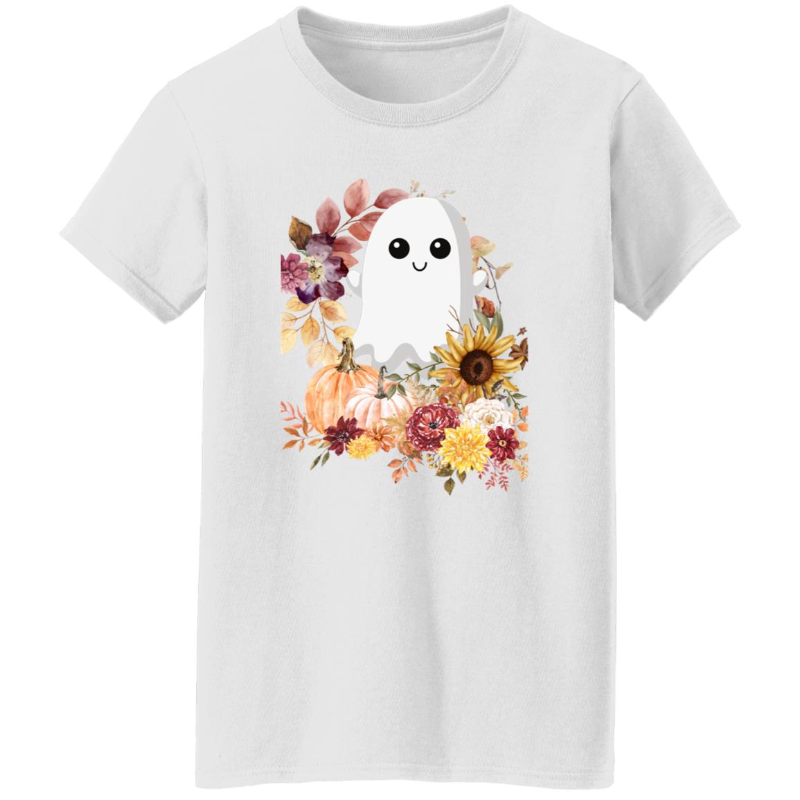 Fall Ghost --  Ladies' 5.3 oz. T-Shirt