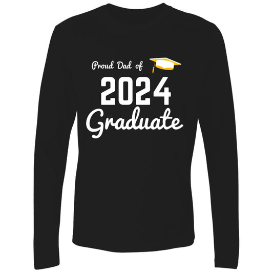 Proud Dad -- Graduate 2024 -- Men's Premium LS