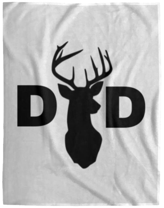 Dad Deer Dad hat VPL Cozy Plush Fleece Blanket - 60x80