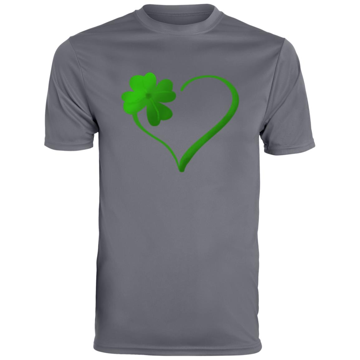 Clover Heart -- Men's Moisture-Wicking Tee