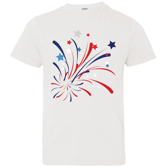 4th of July Firework -- Youth Jersey T-Shirt