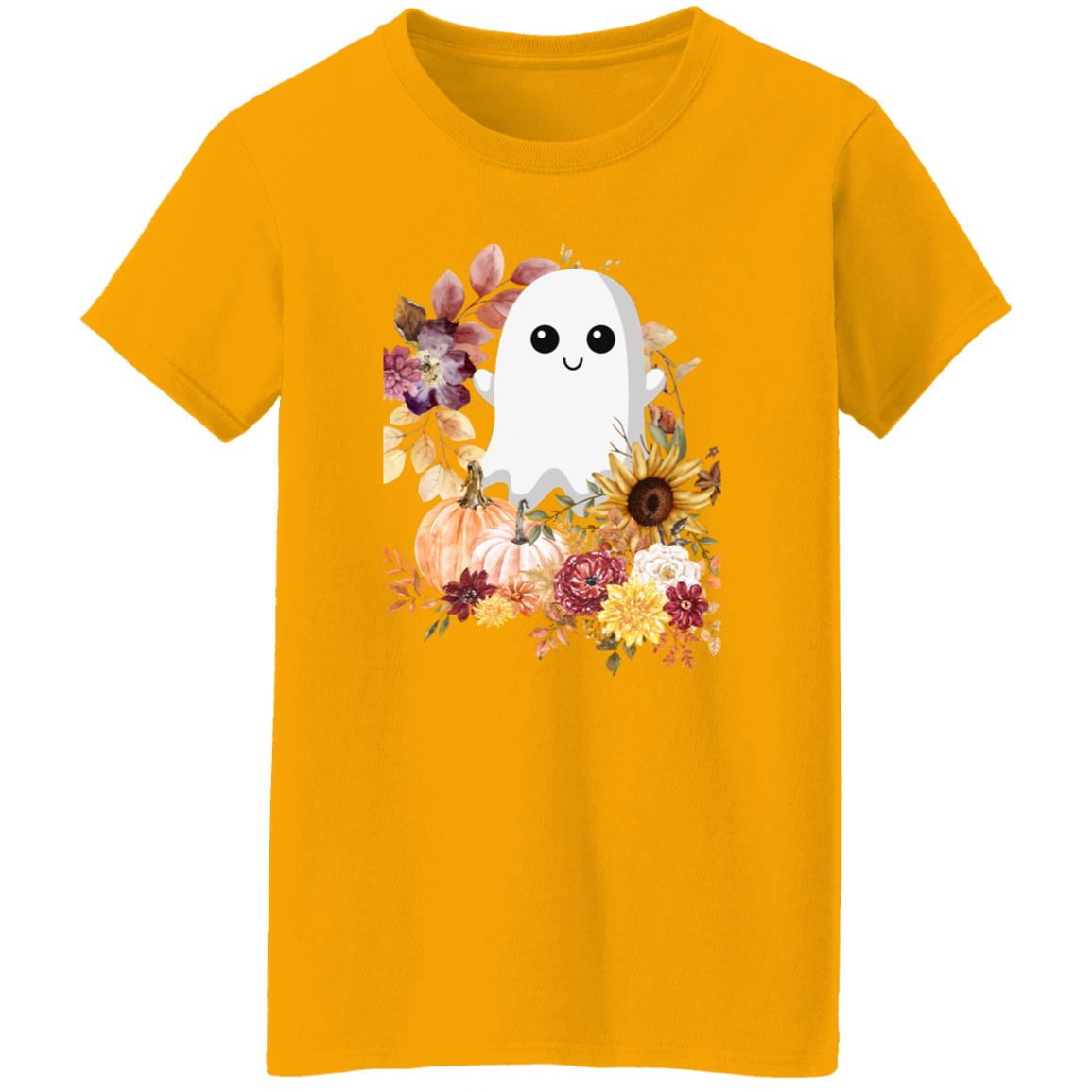 Fall Ghost --  Ladies' 5.3 oz. T-Shirt