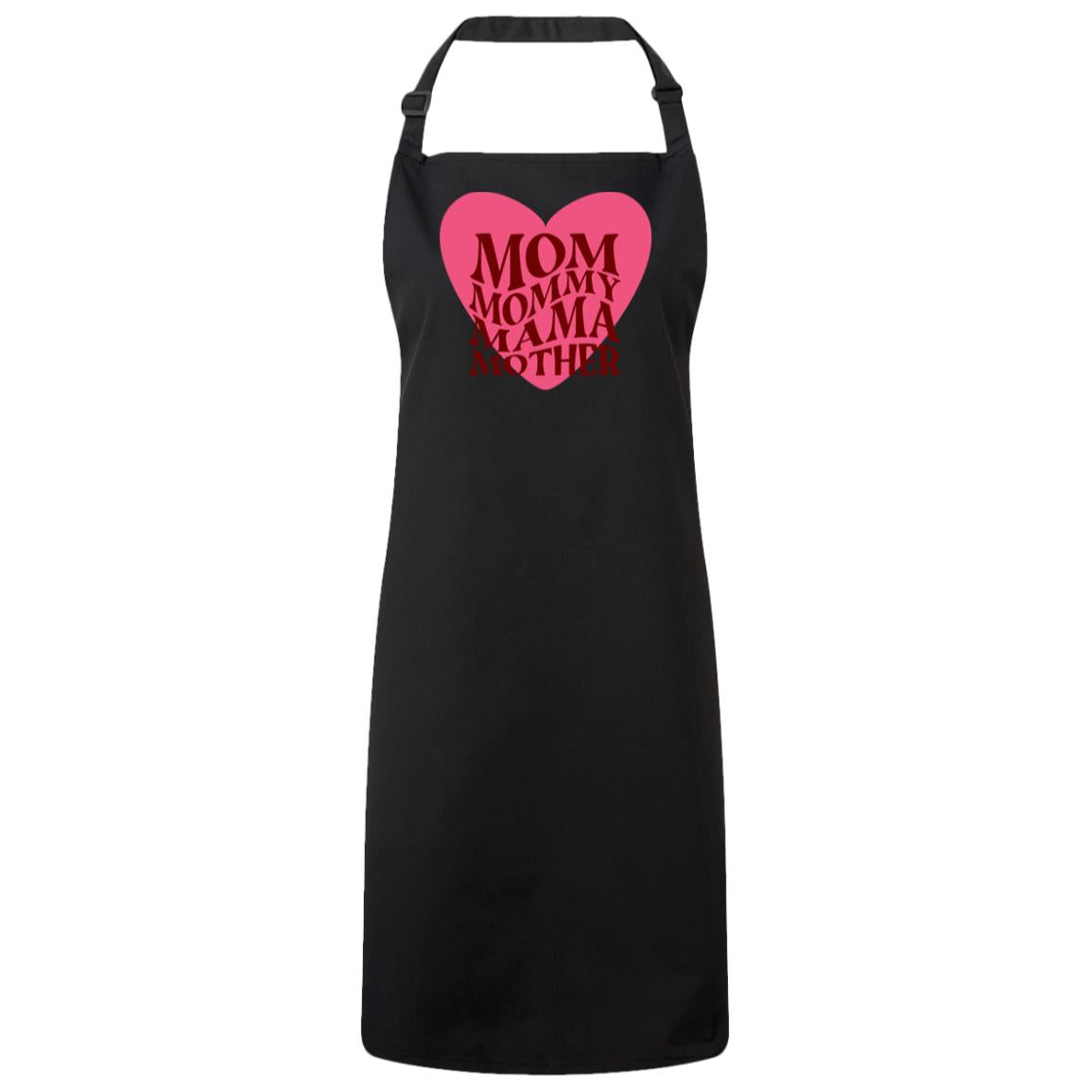 Mom, Mommy, Mama, Mother -- Sustainable Unisex Bib Apron