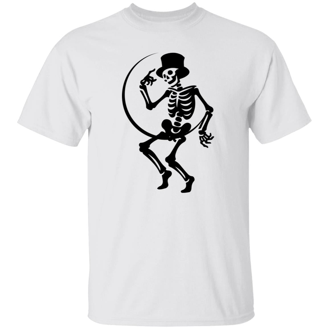 Moon and Skeleton -- 5.3 oz. T-Shirt