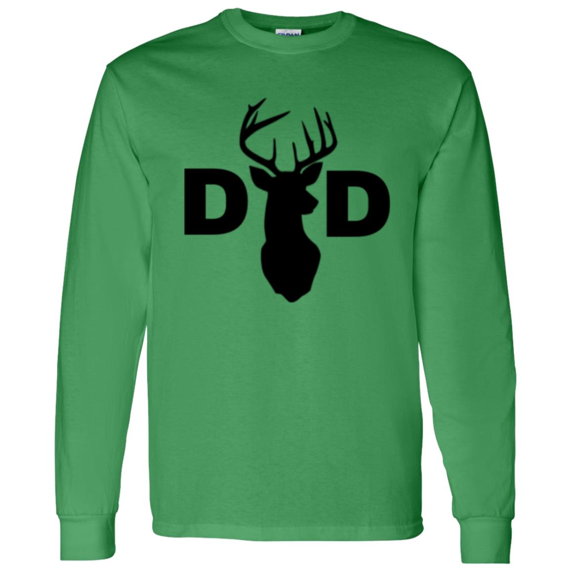 Dad Deer Dad -- LS T-Shirt 5.3 oz.