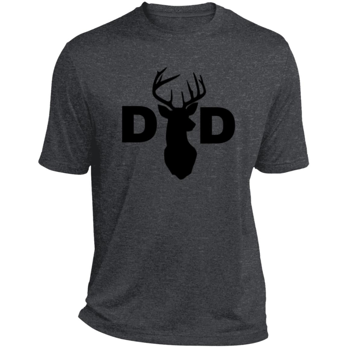 Dad Deer Dad CLOSEOUT -- Heather Performance Tee