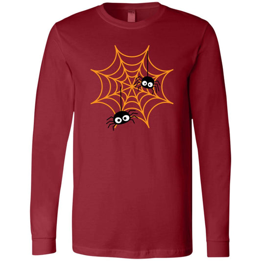 Spiders on Web CLOSEOUT --  Men's Jersey LS T-Shirt