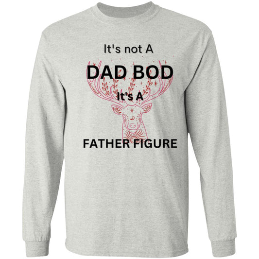 DAD BOD Red Deer -- LS T-Shirt 5.3 oz.