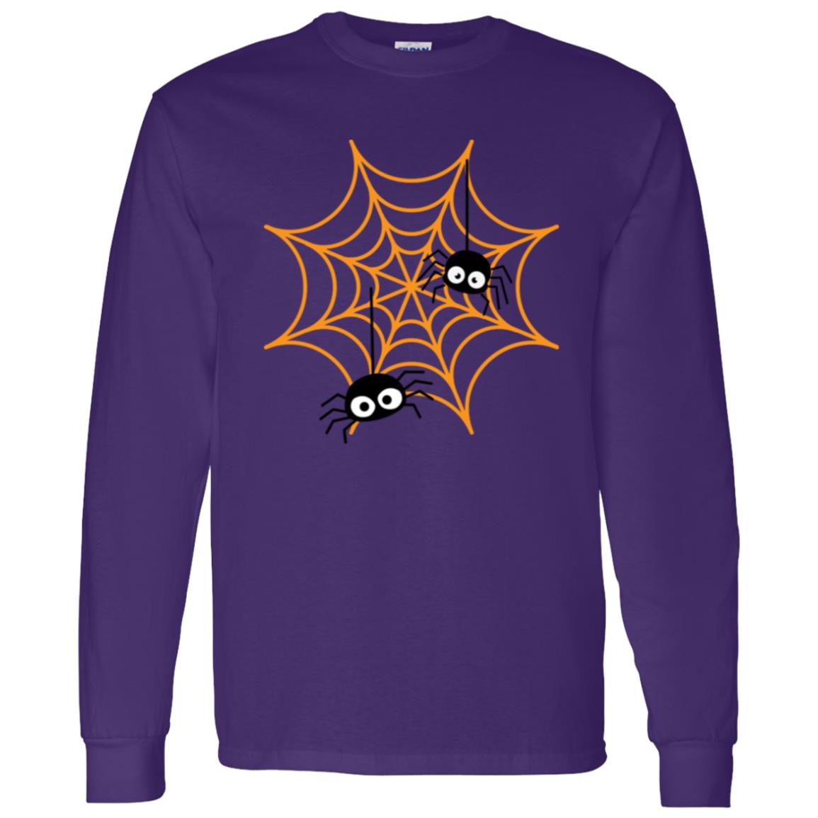 Spiders on Web -- LS T-Shirt 5.3 oz.