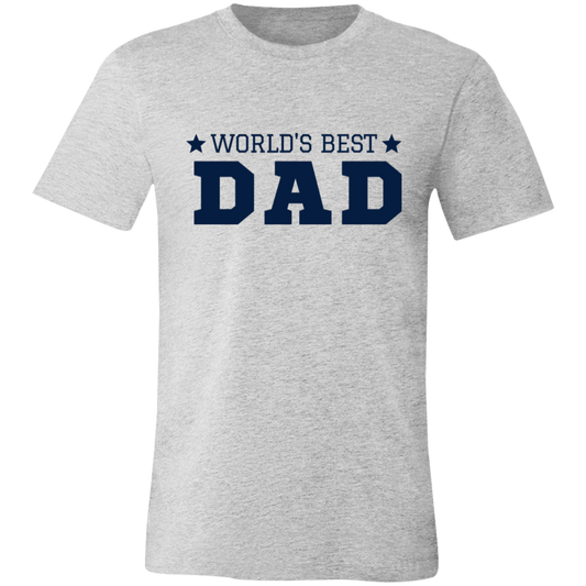 World's Best Dad -- Unisex Jersey Short-Sleeve T-Shirt