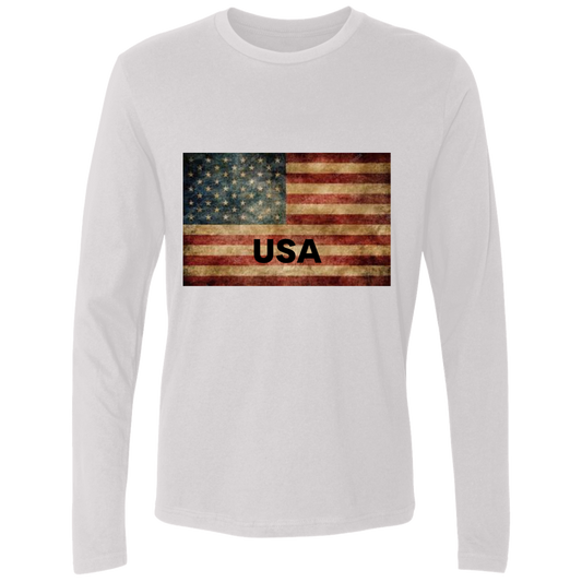 American Flag -- Men's Premium LS