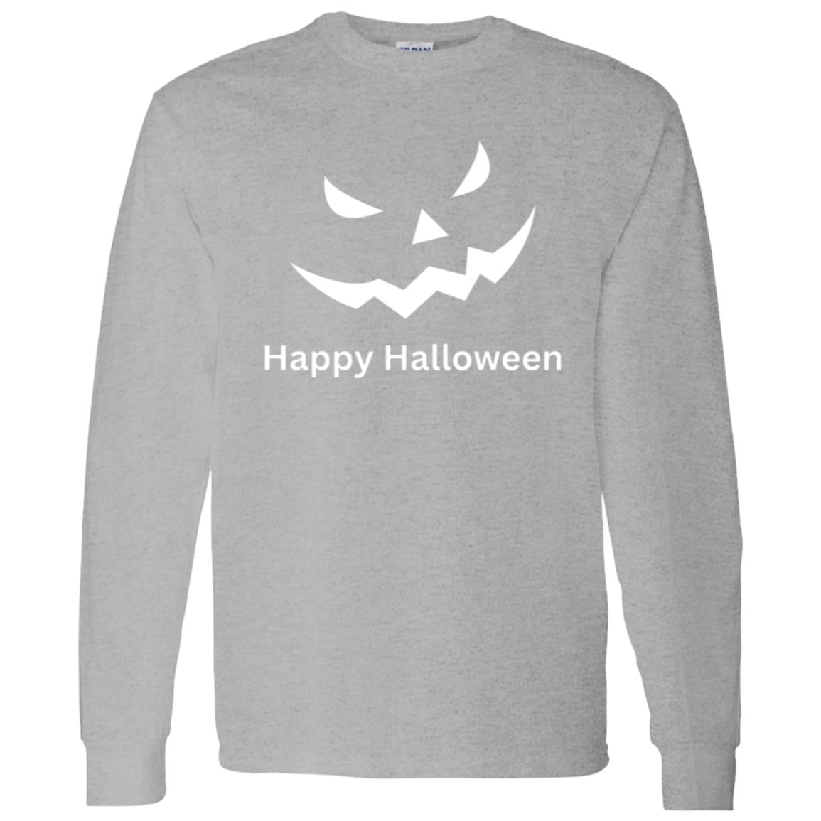 Scary Black Jack o' Lantern G540 LS T-Shirt 5.3 oz.