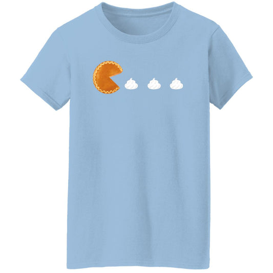 Pumpkin Pac Man -- Ladies' 5.3 oz. T-Shirt