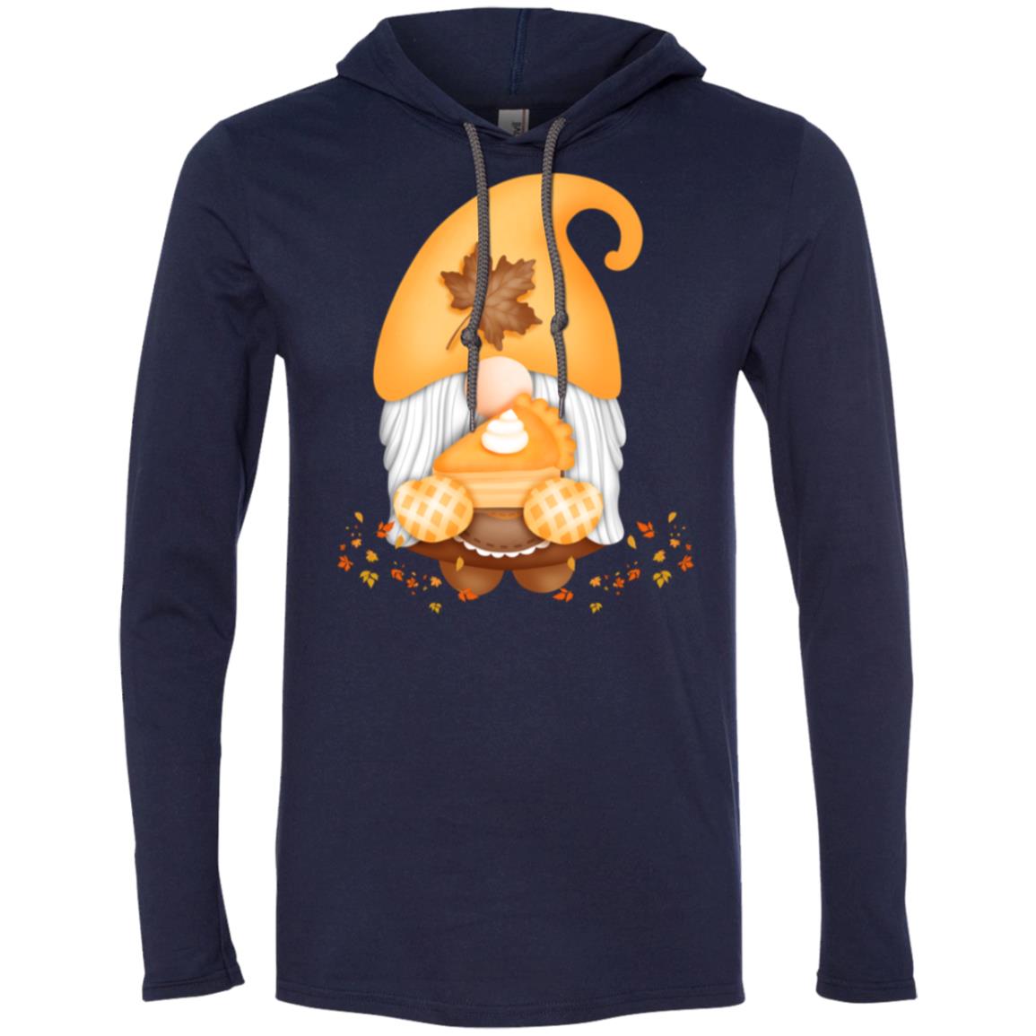 Gnome Pumpkin Pie --  Gildan LS T-Shirt Hoodie