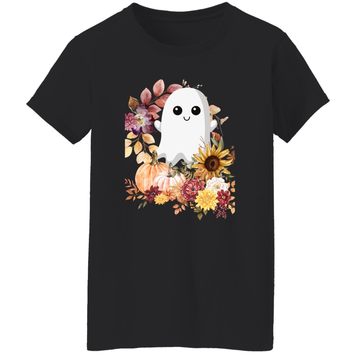 Fall Ghost --  Ladies' 5.3 oz. T-Shirt