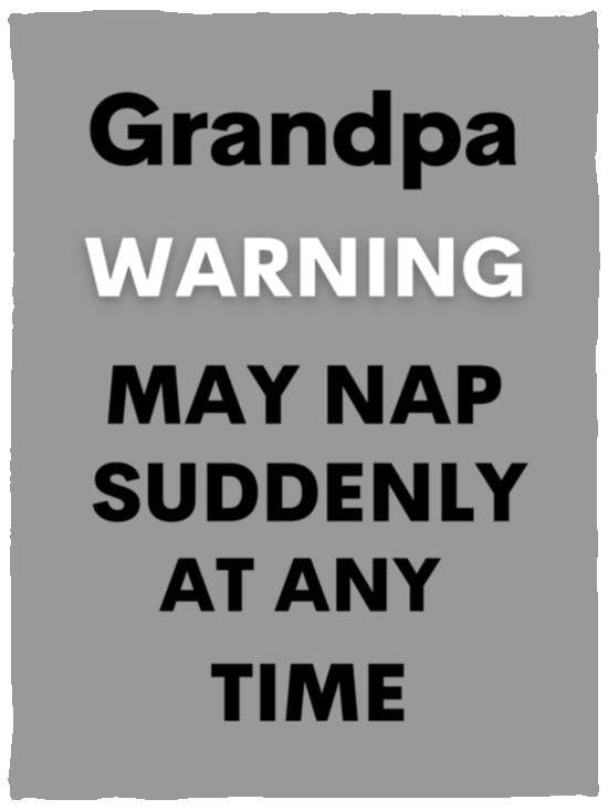 Grandpa naps black VPS Cozy Plush Fleece Blanket - 30x40