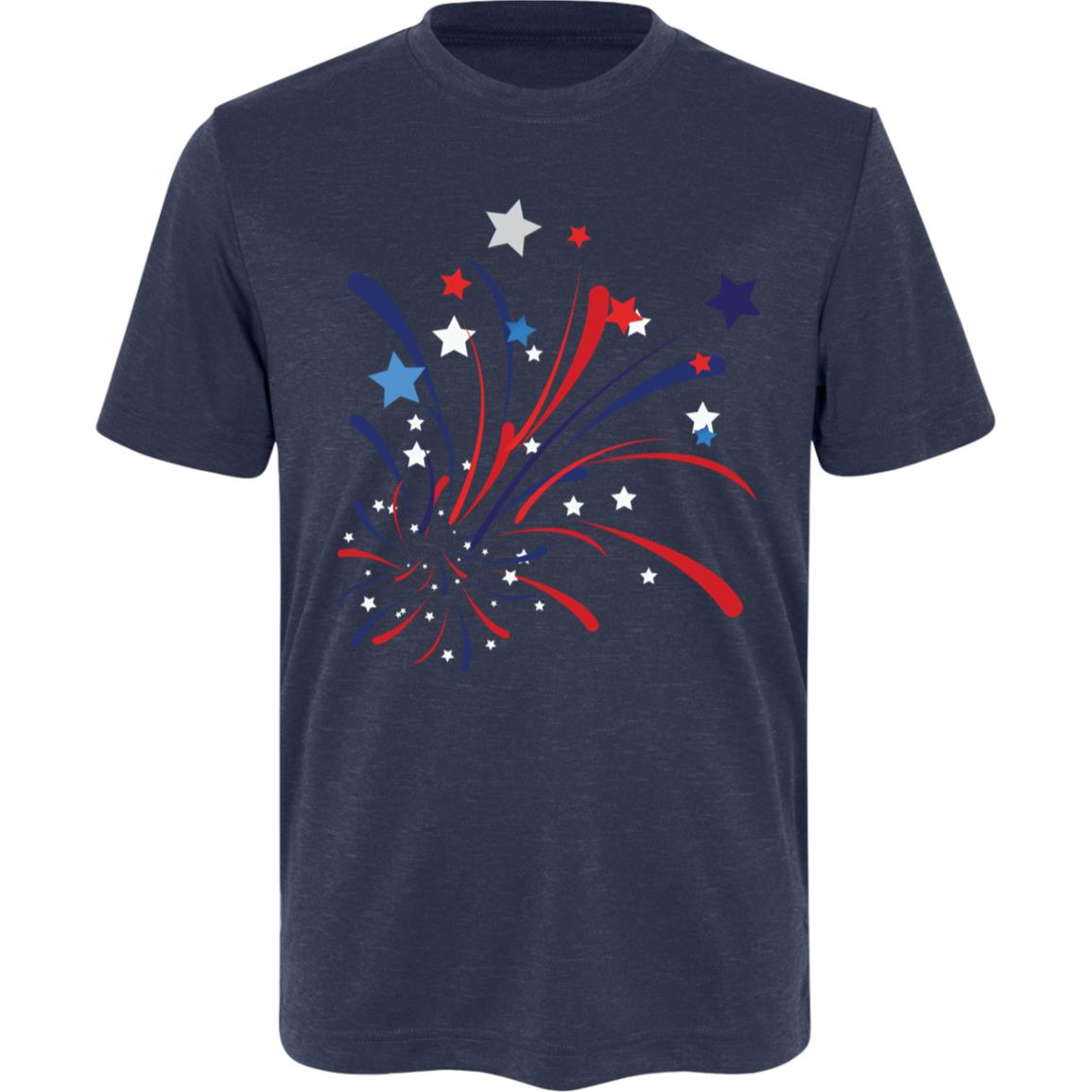 4th of July Firework -- Kids Sonic Heather Tee