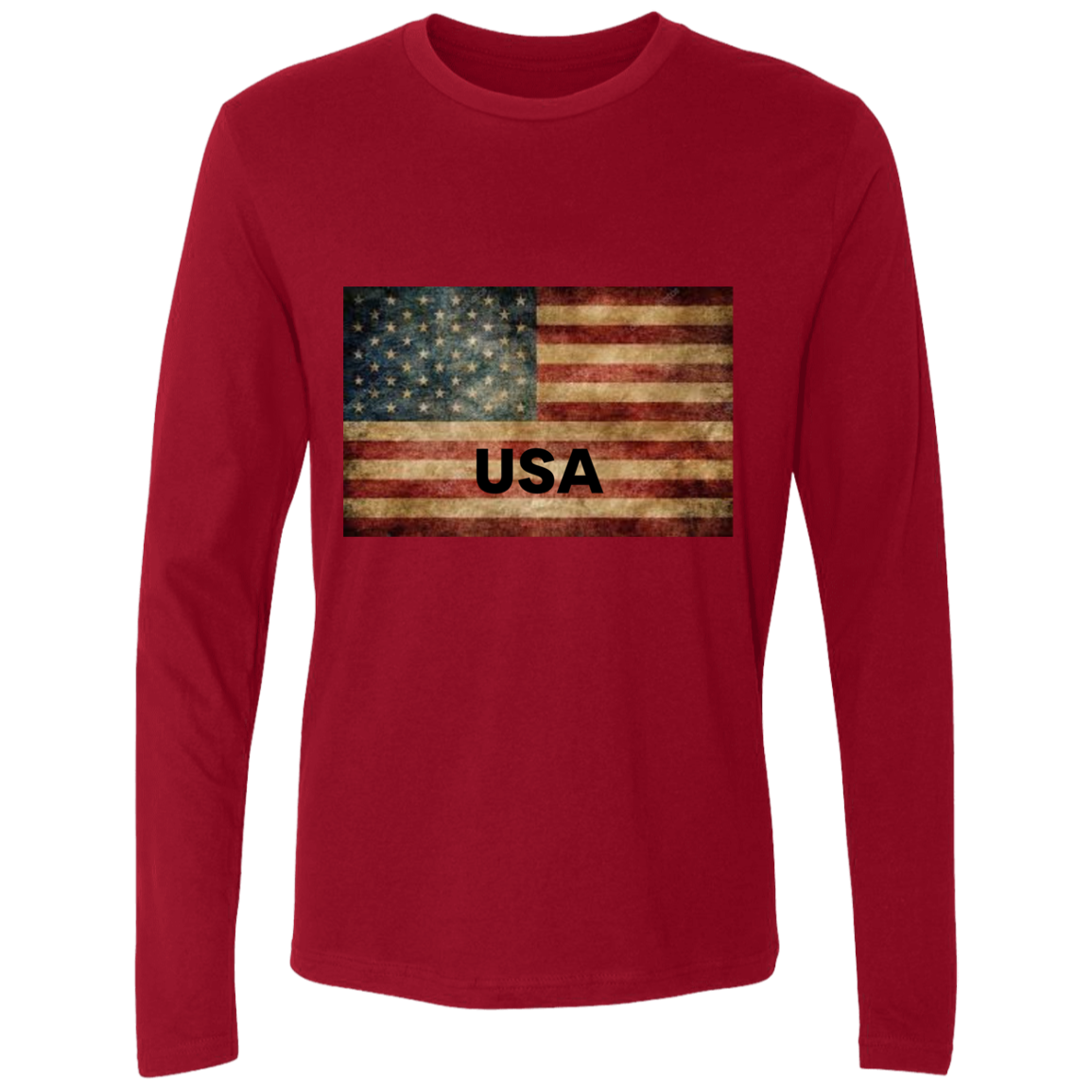 American Flag -- Men's Premium LS