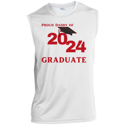 Proud Daddy -- 2024 Graduate -- Men’s Sleeveless Performance Tee
