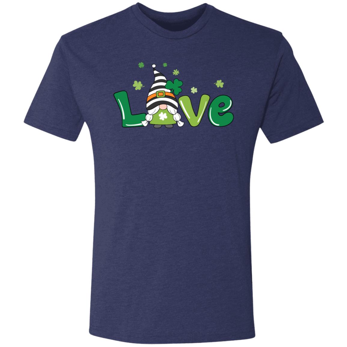 clover love gnome NL6010 Men's Triblend T-Shirt