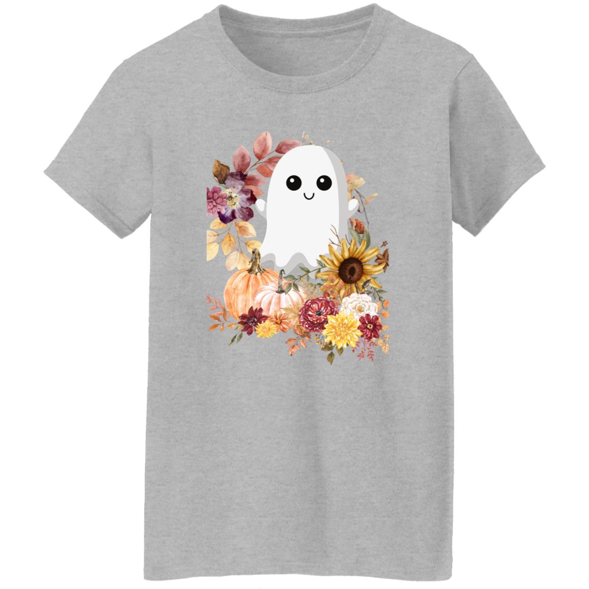 Fall Ghost --  Ladies' 5.3 oz. T-Shirt