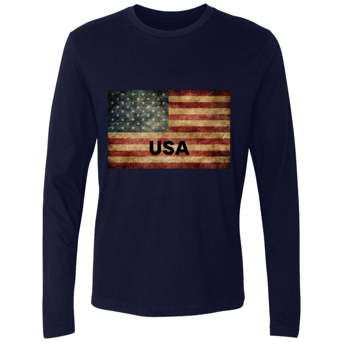 American Flag -- Men's Premium LS