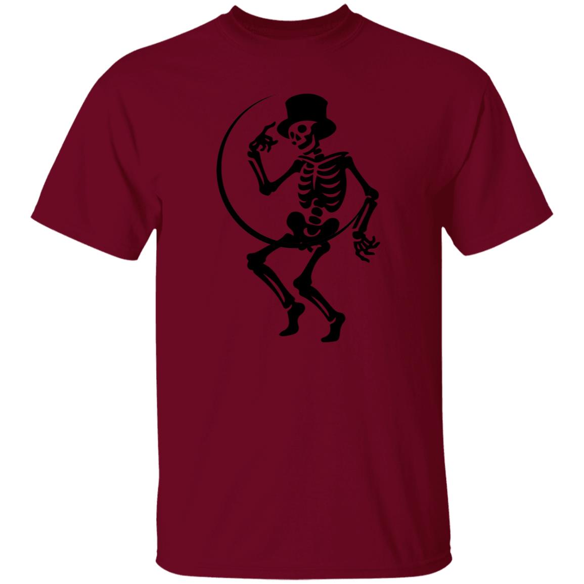 Moon and Skeleton -- 5.3 oz. T-Shirt