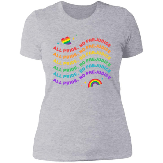 All Pride No Prejudice -- Ladies' Boyfriend T-Shirt