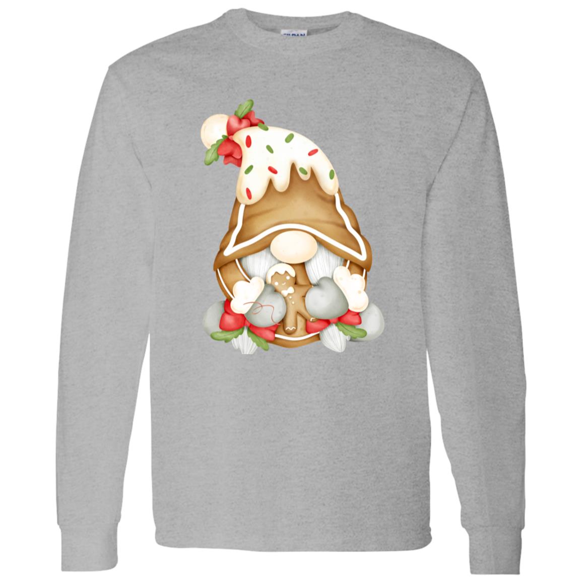 Gingerbread Gnome G540 LS T-Shirt 5.3 oz.