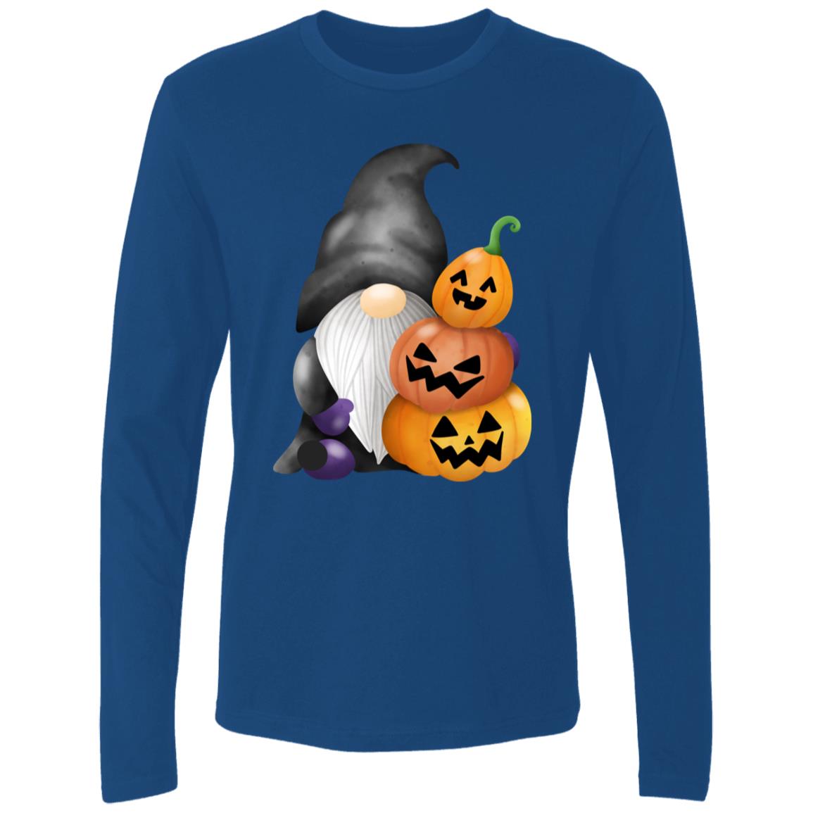 Gnome wJack o' Lanterns NL3601 Men's Premium LS