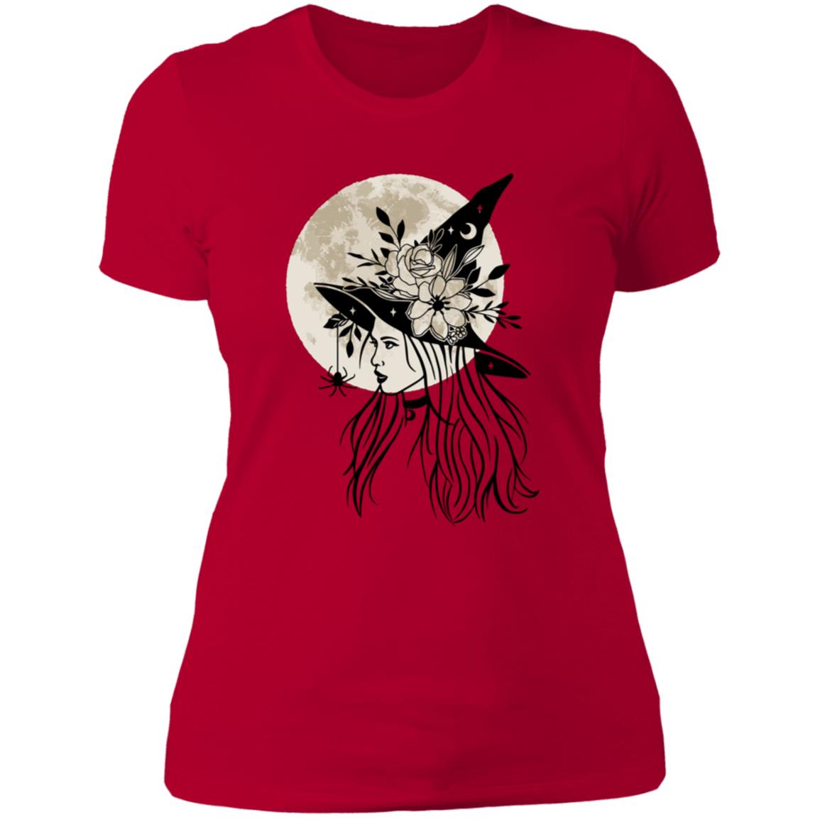 Witchy Moon -- Ladies' Boyfriend T-Shirt