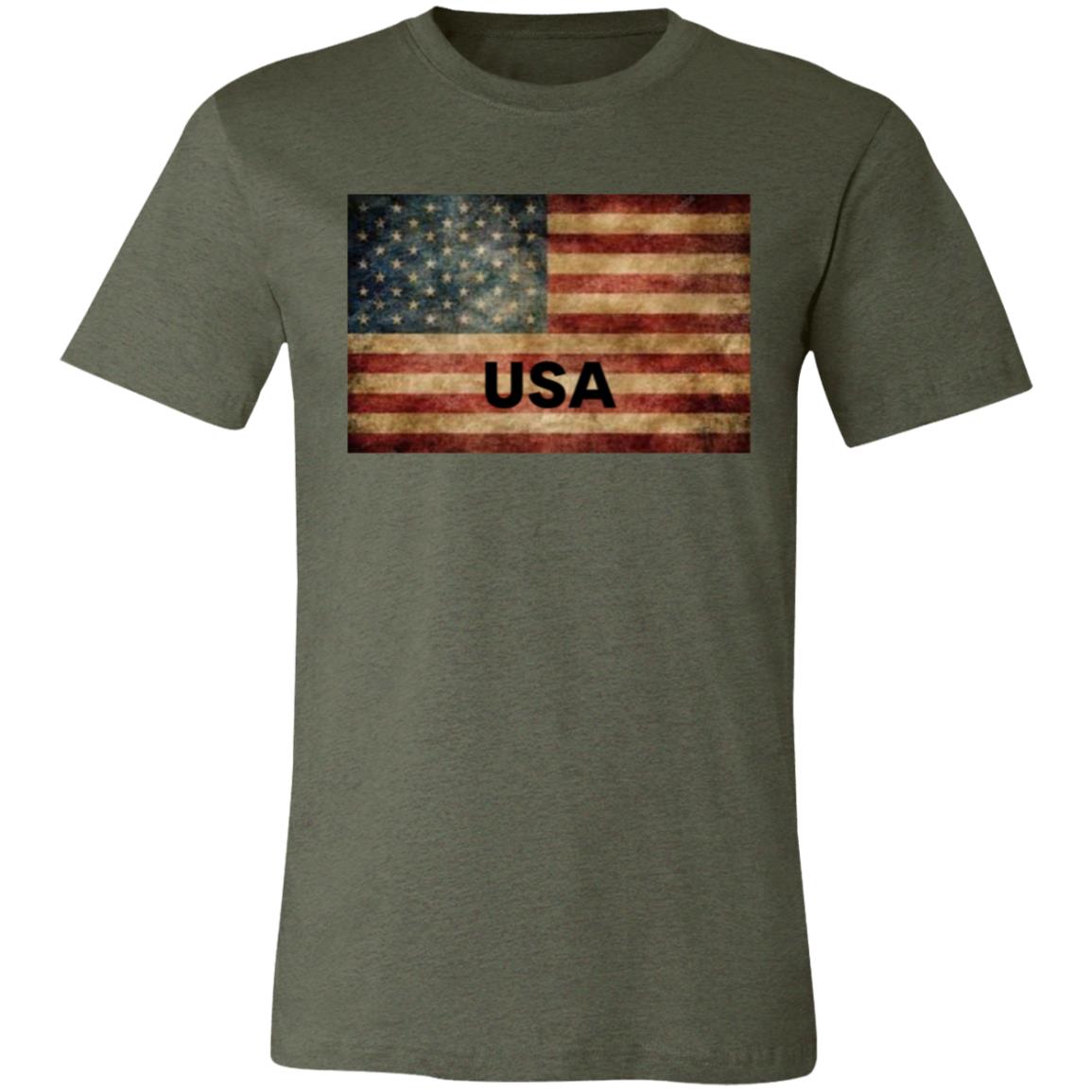 American Flag -- Unisex Jersey Short-Sleeve T-Shirt